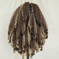 KEMY HAIR Vente en gros de perruques afro crépues bouclées de haute qualité, bon marché, perruques synthétiques à ressort rebondissantes, faites à la machine, avec bandeau pour femmes noires