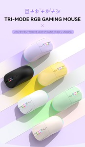 Chuột chơi game RGB <span class=keywords><strong>1000</strong></span> Hz tốc độ bỏ phiếu Chuột chơi game siêu nhẹ chuột không dây Bluetooth quang học - Product Image 3