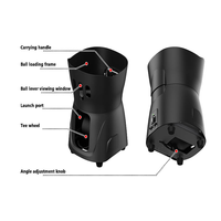 Máquina Lanzapelotas de Tenis Inteligente, Mini, para Entrenamiento, Lanzamiento de Pelotas de Pádel, con Control Remoto por Aplicación, Venta al Por Mayor de Fábrica