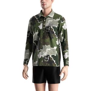 Camiseta Polo de Golf de Manga Larga de Secado Rápido para Hombre, Camiseta Deportiva con Cuello Pique para Senderismo, Pesca y Otras Actividades al Aire Libre, Impermeable y Transpirable - Product Image 5