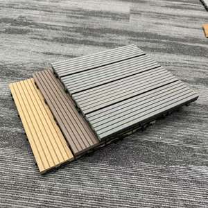 Ubin Dek WPC Tahan Air untuk Teras & Taman Luar Ruangan Solusi Ubin Dek Komposit Lantai WPC - Product Image 2