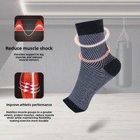 Nouvelles chaussettes de compression sportives tricotées à bout ouvert 2026 pour athlètes professionnels (ODM)