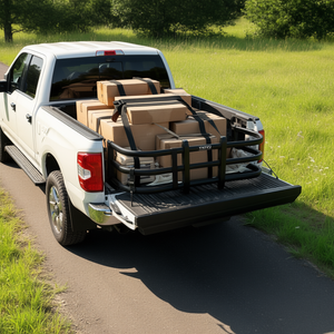 Extensor de Caja de Camioneta Retráctil de Aluminio Vevor de 55.5-68 Pulgadas, Control de Carga para Ford F150 Dodge Ram 1500 2500 3500 - Product Image 2