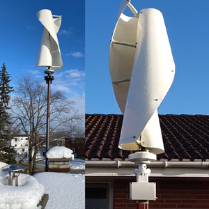 Éolienne <span class=keywords><strong>à</strong></span> axe vertical 600W 12V, système d'énergie éolienne, générateur d'énergie alternative - Product Image 2