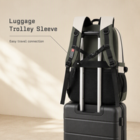 Sac à dos sport décontracté personnalisé HAIBOWY, grande capacité, design color block tendance, imperméable, pour homme