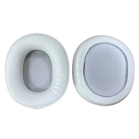Coussinets d'écouteurs Audio-Technica ATH-M50X en cuir protéiné de qualité supérieure, éponge haute densité, coussinets doux et confortables pour casque de studio