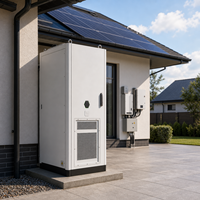 Armoire de stockage d'énergie 261 kWh 125 kW LiFePO4 à refroidissement liquide IP55 avec BMS intelligent CAN/RS485 pour la réduction des pics de consommation, compatible réseau (On-Grid/Off-Grid) BOX-E/OEM