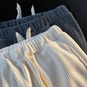 <span class=keywords><strong>Pantaloni</strong></span> Casual Casual in <span class=keywords><strong>velluto</strong></span> <span class=keywords><strong>a</strong></span> <span class=keywords><strong>coste</strong></span> da uomo e da <span class=keywords><strong>donna</strong></span> primavera e autunno giovani sportivi con ricami verticali - Product Image 4