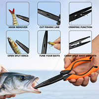 Ensemble d'accessoires de pêche, 5 pièces, pinces de pêche résistantes à la corrosion, couteau de pêche, ciseaux, ensemble d'outils de pêche