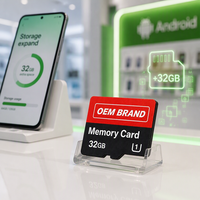 Carte mémoire Flash U1 haute vitesse 16 Go 32 Go 64 Go 128 Go, directement de l'usine, pour lecteur MP3, mémoire de bibliothèque musicale, approvisionnement en gros