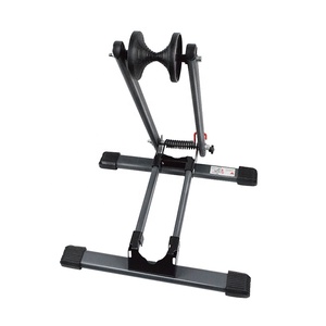 Soporte plegable ligero para bicicleta, estante de almacenamiento para suelo interior, para exhibición de una sola bicicleta - Product Image 1