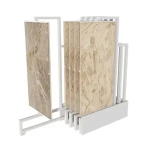 Étagères à livres en marbre de luxe modernes, présentoir à carreaux de céramique à <span class=keywords><strong>dalle</strong></span> coulissante, présentoir à carreaux à traction horizontale - Product Image 1