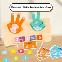 Juguetes aritméticos tipo rompecabezas para el aprendizaje de jardín de infantes Material didáctico digital para juguetes educativos de resta de suma de niños