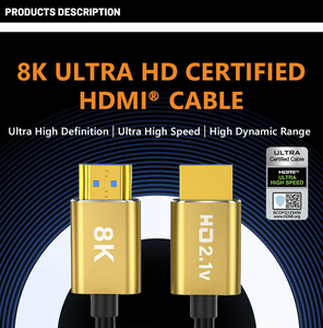 Compatibilité universelle Câble <span class=keywords><strong>HDMI</strong></span> fibre optique 8K 60Hz pour divers appareils de divertissement ultra haute définition 1m 2m 3m <span class=keywords><strong>4m</strong></span> 5m - Product Image 3