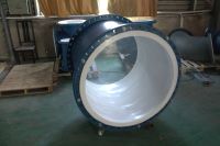 Tuyau droit moulé en PTFE avec revêtement en acier de haute qualité, professionnel, durable, résistant à la corrosion, pour l'approvisionnement en produits chimiques, peint, haute performance