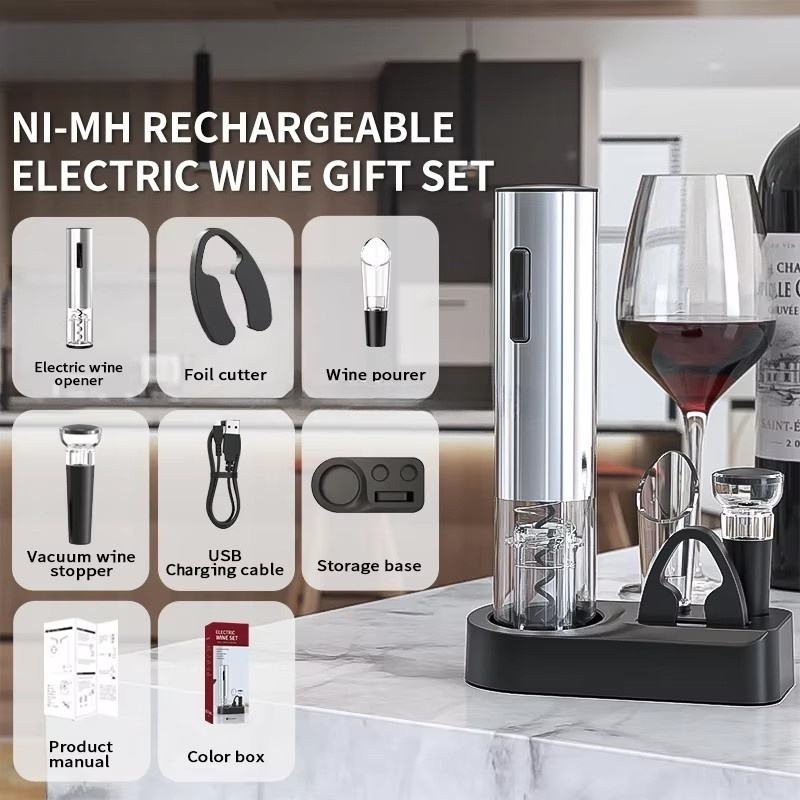 Ouvreur rechargeable de vin réglé/PRSAVBGS-KP3-362003