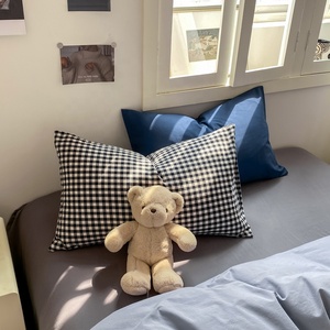Nouvelle housse <span class=keywords><strong>de</strong></span> couette <span class=keywords><strong>en</strong></span> gros <span class=keywords><strong>de</strong></span> faux lin <span class=keywords><strong>en</strong></span> microfibre lavée <span class=keywords><strong>en</strong></span> <span class=keywords><strong>ligne</strong></span> dans les ensembles <span class=keywords><strong>de</strong></span> literie à bas prix - Product Image 5