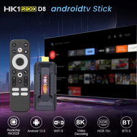 Topleo Tv Stick 8K Android Box Hk1 Rbox D 8 Aviso Android 13 Atv Certificado 8K Internet Wifi 6 Smart Tv Box Android Tv Stick