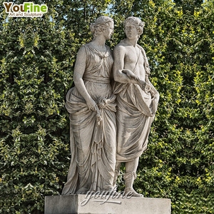 Sculpture classique de la mythologie grecque, grande taille, statue d'Athéna en marbre - Product Image 4