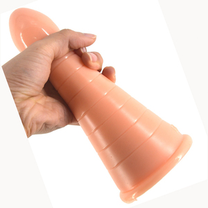 FAAK Hot Sales Anal Sexspielzeug Weihnachts hut Form Rot Anal Dildo Large Butt Plug für Frauen Männer - Product Image 3