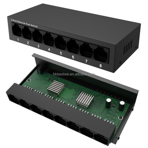 Switch de Red de Escritorio Fast Ethernet de 8 Puertos, Suministro de Fábrica, Envío Rápido, Switch No Administrado de 10/100Mbps - Product Image 1