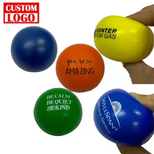 Premium 63/70mm Custom Bounce Stress Ball Squishy Squeeze Toy For Kids Cube/Square/Dice shape Boob Stress Ball