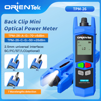 Orientek TPM-26 Mini Testeur de Puissance Optique Universel avec Connecteurs FC/SC/ST 2.5mm pour Équipement Fibre Optique FTTH