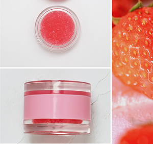 Set Masker tidur scrub bibir, 2 dalam 1 masker tidur scrub dan Balsem Bibir pelembab pengelupasan kulit - Product Image 3