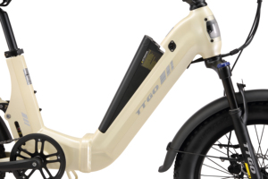 Vélo électrique pliable TTGO, pneus larges de 20 pouces, moteur arrière de 250 W, batterie au lithium 48 V 15 Ah, 7 vitesses, vélo électrique à cadre basse - Product Image 5