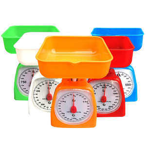 Children's scale, spring scale, elementary school teaching instrument, kitchen <b>disc</b>, <b>plastic</b> mechanical pointer weighing. - Product Image 2