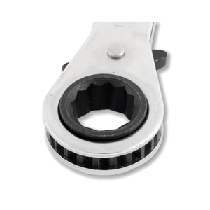 Llave de trinquete reversible de doble anillo 4 en 1 (6-21 mm) con 12 puntas y doble cabezal desplazado - Product Image 3