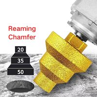 Foret à diamant à pas échelonné M10, foret à diamant à chanfreinage multi-couches conique pour le perçage du granit