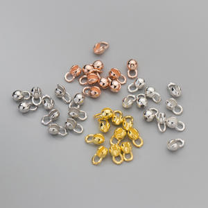 S925 स्टर्लिंग चांदी लपेटा हुआ कॉर्ड बंद अंत बकल कुरकुंगा बीड कवर क्लैंप कनेक्टर के लिए क्लैंप कनेक्टर - Product Image 2