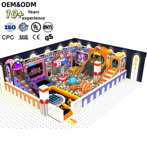 Aire de jeux intérieure, équipement de jeu souple avec piscine à balles, toboggan, trampoline <span class=keywords><strong>pour</strong></span> bébés et enfants, jouets, dernier style cyberpunk personnalisé - Product Image 1
