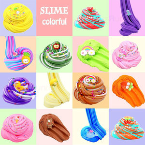 Ice Cream Clay Slime Unicorn Toys Set Non-toxic Glue Supplies Charms Activator DIY Slime Making Kit Colorful <strong>Kids</strong> Girls Boys - Product Image 4