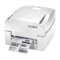 Imprimante de codes-barres de bureau à transfert thermique GODEX G112 G113, codes-barres 1D/2D, 203 DPI/300 DPI, en stock, garantie 1 an, interface USB