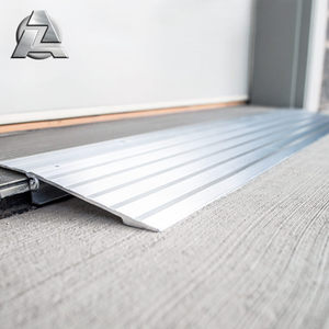 Büyük yükleme taşınabilir hareketli rise metal alüminyum alaşım ev kapı eşik rampa tekerlekli sandalyeler için önleri adımları merdiven - Product Image 6