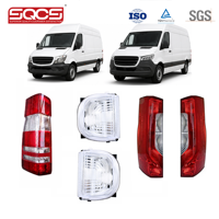 Feu arrière LED SQCS avec clignotant pour Mercedes Sprinter W906 W907 Van 2006-2024, feux de position haut/bas 9068200264, 9108200100, 9109064600