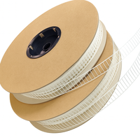 Agrafes élastiques durables Booster 15mm-30mm TPU Noir/Transparent, distance entre les aiguilles 6.4mm, rouleau, système VNS, emballage pour jouets