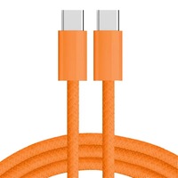 Câble de charge rapide USB-C vers Type-C de haute qualité de 2 mètres avec E-marker pour téléphone mobile/tablette/appareil à port C de 17/16/15 pouces