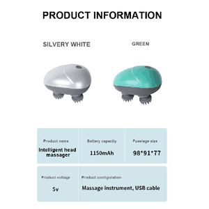 Nuevo Mini Masajeador Eléctrico de Mano 4D con Batería para Cabello, Cuero Cabelludo, Cuello y Cabeza, Vibrador con Función de Amasamiento y 112 Nodos de Masaje - Product Image 6