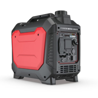 Générateur portable à essence à onduleur mobile 4kW/4.2kW 190cc TC4750iE, alimentation de secours monophasée AC 220V pour usage domestique