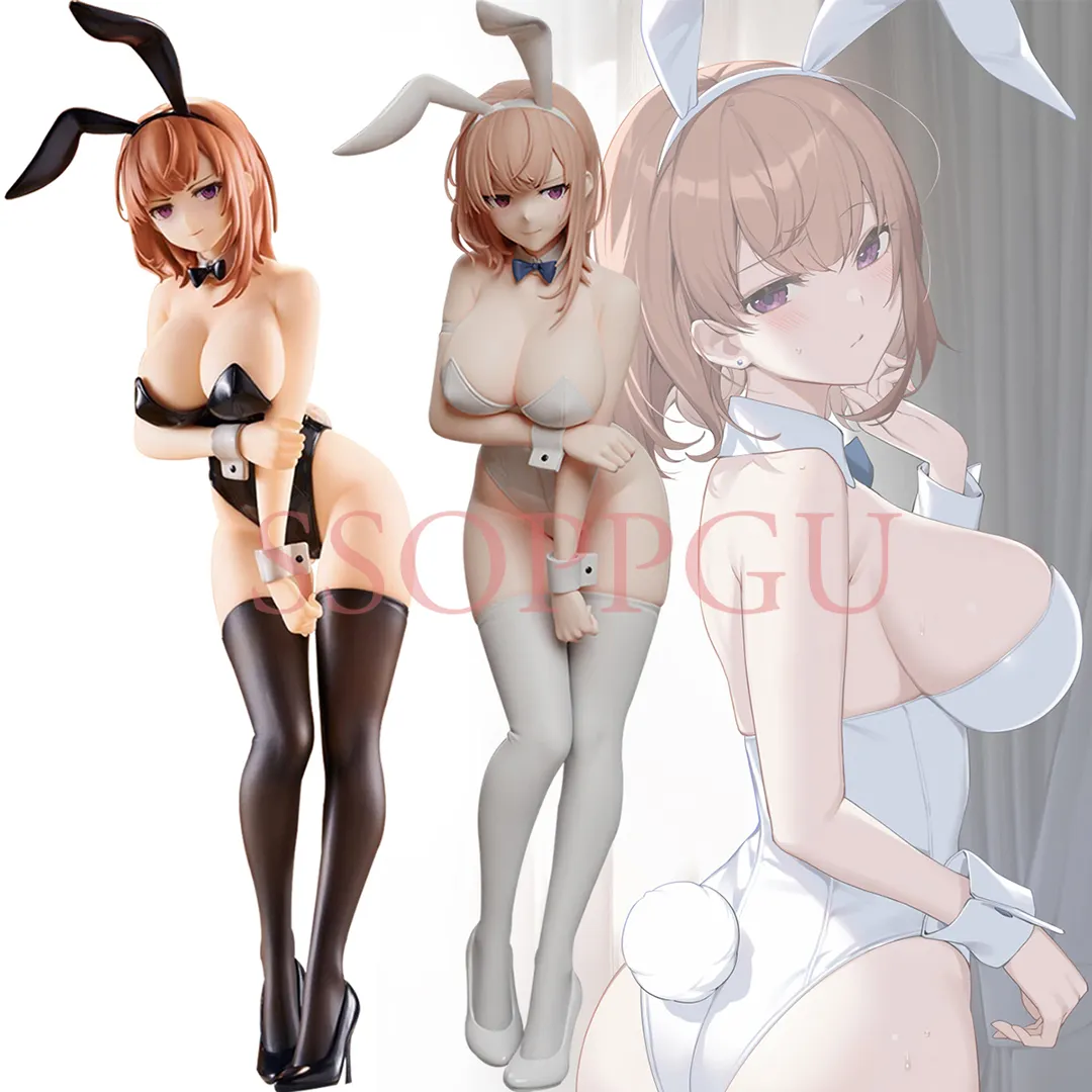 Astrum Design Shiro Bunny Onee-chan Figura Miss White Rabbit Adult Girl PVC Figura DE ACCIÓN Colección Modelo Juguetes Muñeca Niños Regalos