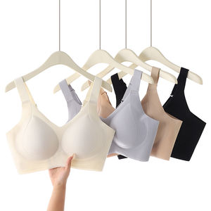 Sujetador Grande Talla <span class=keywords><strong>XX</strong></span> para Mujeres con Mucho Busto, Sujetador Sexy XXX, Elástico, Sin Costuras, Inalámbrico, con Tirantes Anchos y Espalda Ancha para Mujer - Product Image 3
