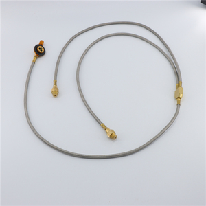 Adaptateur de tuyau de gaz <span class=keywords><strong>propane</strong></span> butane pour camping, caravane, barbecue, bouteille de gaz pour 1 cartouche avec 2 réchauds - Product Image 2