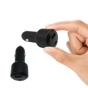 Dc 12V 24V nhanh chóng xe sạc loại C sạc ổ cắm thuốc lá nhẹ hơn thay thế cổng kép USB + Loại C Adapter - Product Image 3