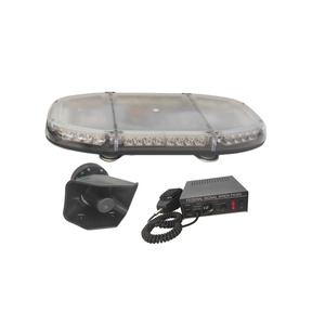 Warning Waterproof High Quality Superpower LED <strong>Flashing</strong> Light bar <strong>Rooftop</strong> Mini bar Strobe Lights with Speaker and Sirens - Product Image 1