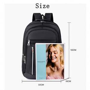 Stylish Durable Fashion Waterproof Computer <b>Backpack</b> Large Capacity Casual Nylon <b>Laptop</b> Back Bag <b>for</b> <b>Women</b> - Product Image 3
