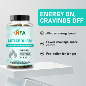 Cápsulas para el Metabolismo OEM ODM con Cromo, Berberina y Guaraná, Aumentan la Energía, Controlan los Antojos, Activan el Metabolismo - Product Image 2