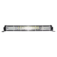 Nouvelle barre lumineuse FDN à double rangée 13'' 120W, barre droite et fine, étanche IP67, faisceau combiné, pour véhicules tout-terrain